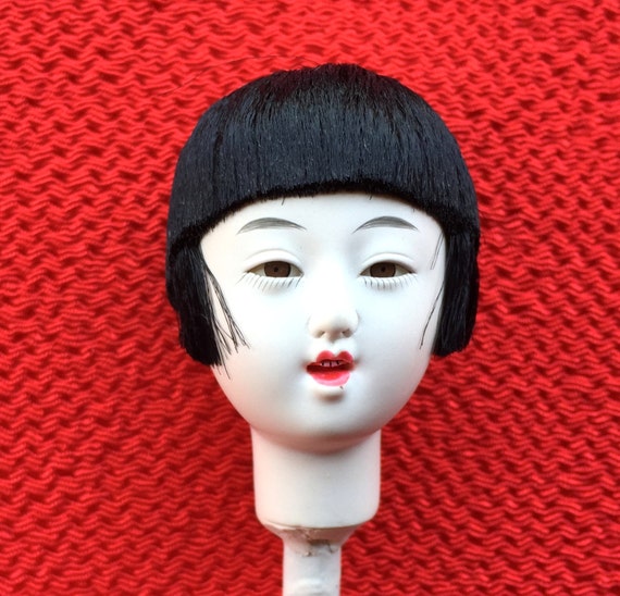 Japanese Doll Head Hina Matsuri Japanese Doll Festival Woman Head D11-22