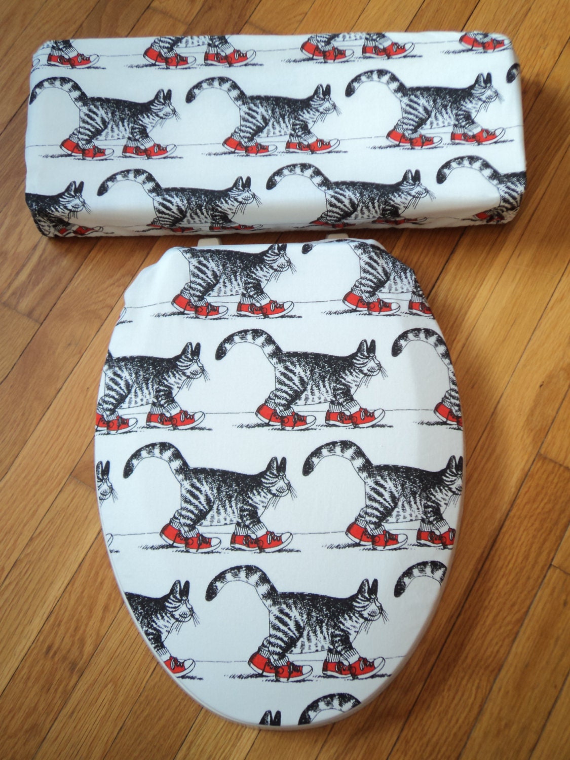Kliban Cat Toilet Seat Cover Set
