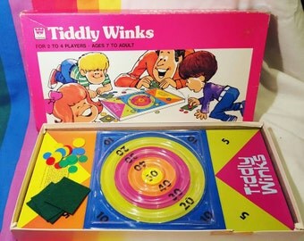 Vintage Whitman Tiddly Winks Children's Board Game