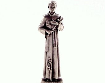 St Gerard Miniature Italian Religious Pocket Statue | Patron of Childbirth, Pregnancy and Fertility