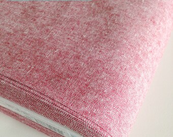 Essex Linen, Essex Yarn Dyed, Apparel Fabric, Quilt fabric, Cotton fabric, Linen Blend fabric, Linen fabric, Robert Kaufman, Essex in Red