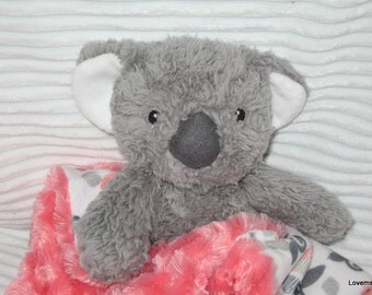 Security Blanket, baby blanket, luvi, lovie - koala bear lovems