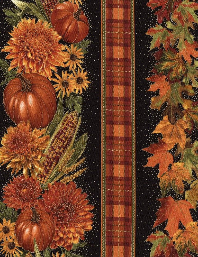 Harvest Stripe fabric Fall Fabric Timeless Treasures