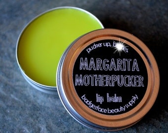 Lip Balm. Margarita Lip Balm. .5 oz / 14 g. Natural Lip Balm. Badgerface. Funny Lip Balm. Margarita Gifts. Lime Lip Balm. Beeswax Lip Balm.