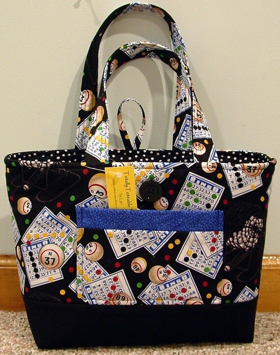 NWT Totally Toteable Totes Bingo Bag Tote free shipping