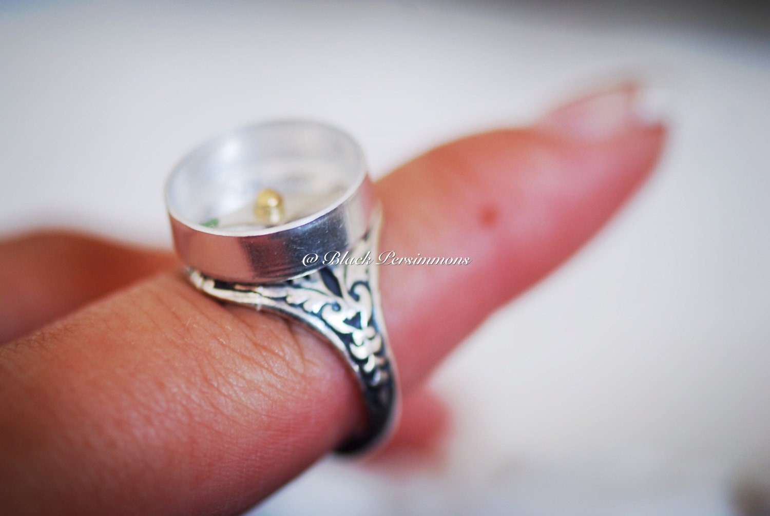 Compass Ring Large Working Compass Made in USA