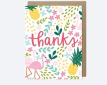 Popular items for pineapple thank you on Etsy