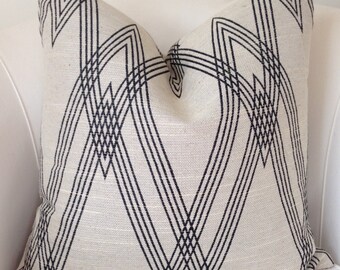 Ikat Pillow Cover Beige Black Pillow Throw Pillow Black Beige Pillow Decorative Pillows Cushion