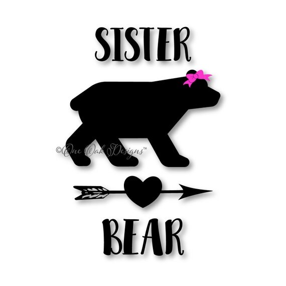Download Sister Bear SVG File DXF PDF ai eps png jpg svg File