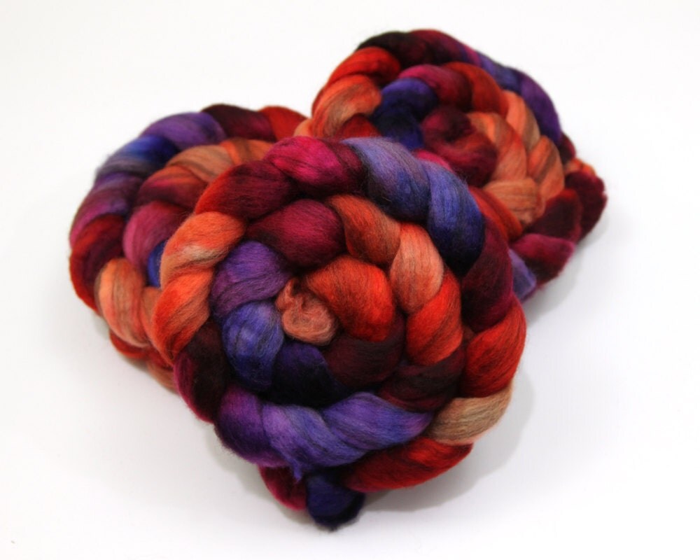 Wool Roving Yarn & Fiber for Spinning and by woolgatherings
