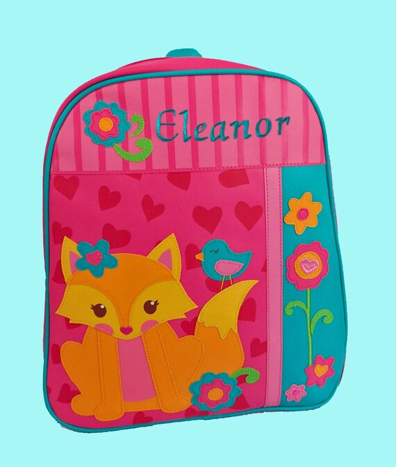 Personalized Stephen Joseph GoGo Backpack FOX themed