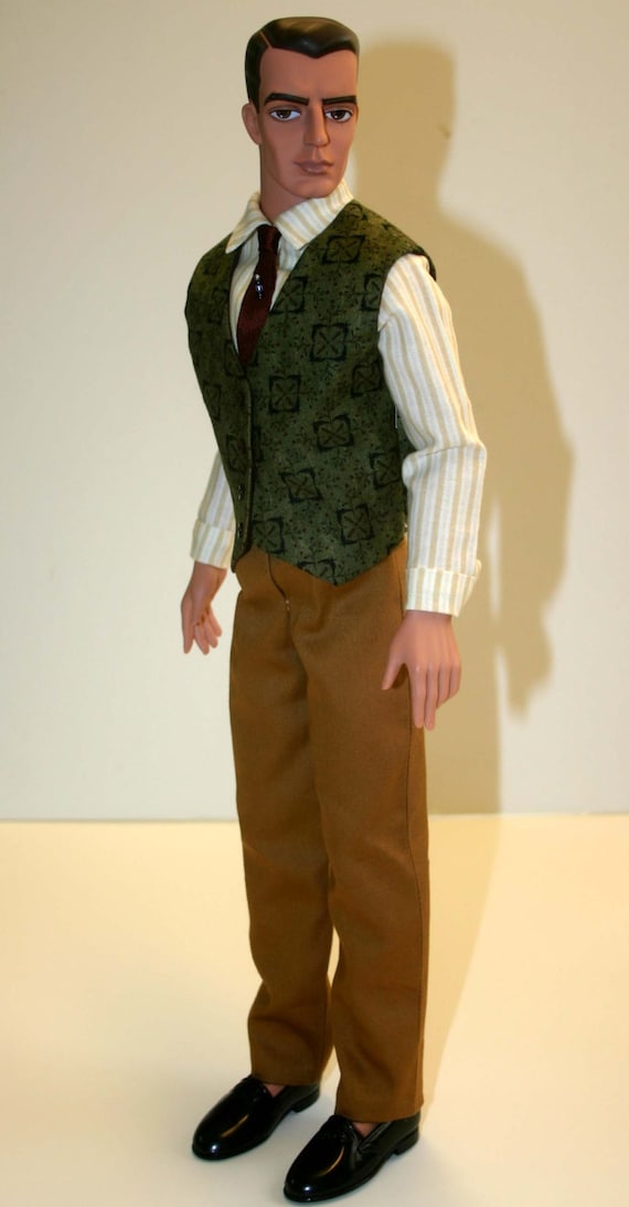 PDF Gentleman's Suit Pattern for Trent Osborne Dolls Odum