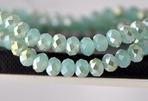 FAMLEAF 10mm Clear Glass Beads - 70Pcs Round Faceted Crystal Beads For Jewelry Making - View #2
