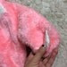 50% OFF Vintage Baby Girls Fluffy Snow Suit Onsie Pink Winter Faux Fur Cotton