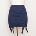 1960s garter girdle skirt navy blue bombshell dead stock Vintage