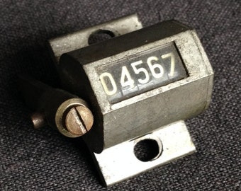 How far can you go. Vintage rescued odometer.