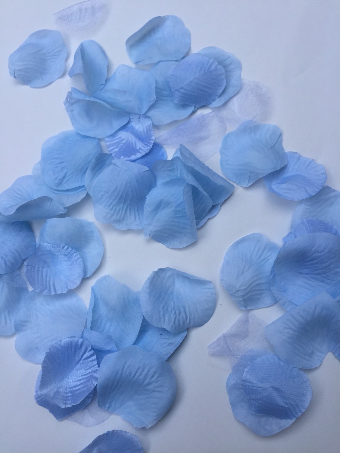 Light blue rose petals light blue flower petals artificial