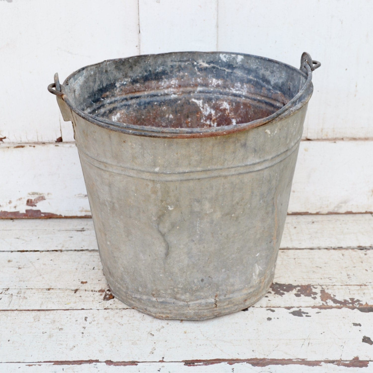 Antique Metal Bucket