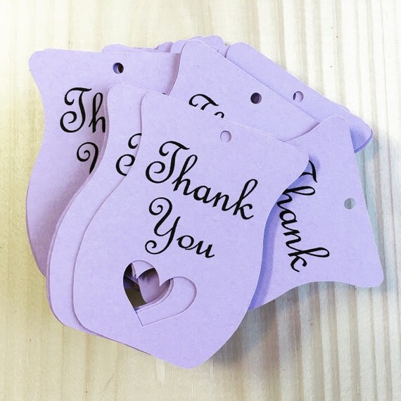 Scentsy Consultant Heart Thank You Tags set of by StuckOnACloud
