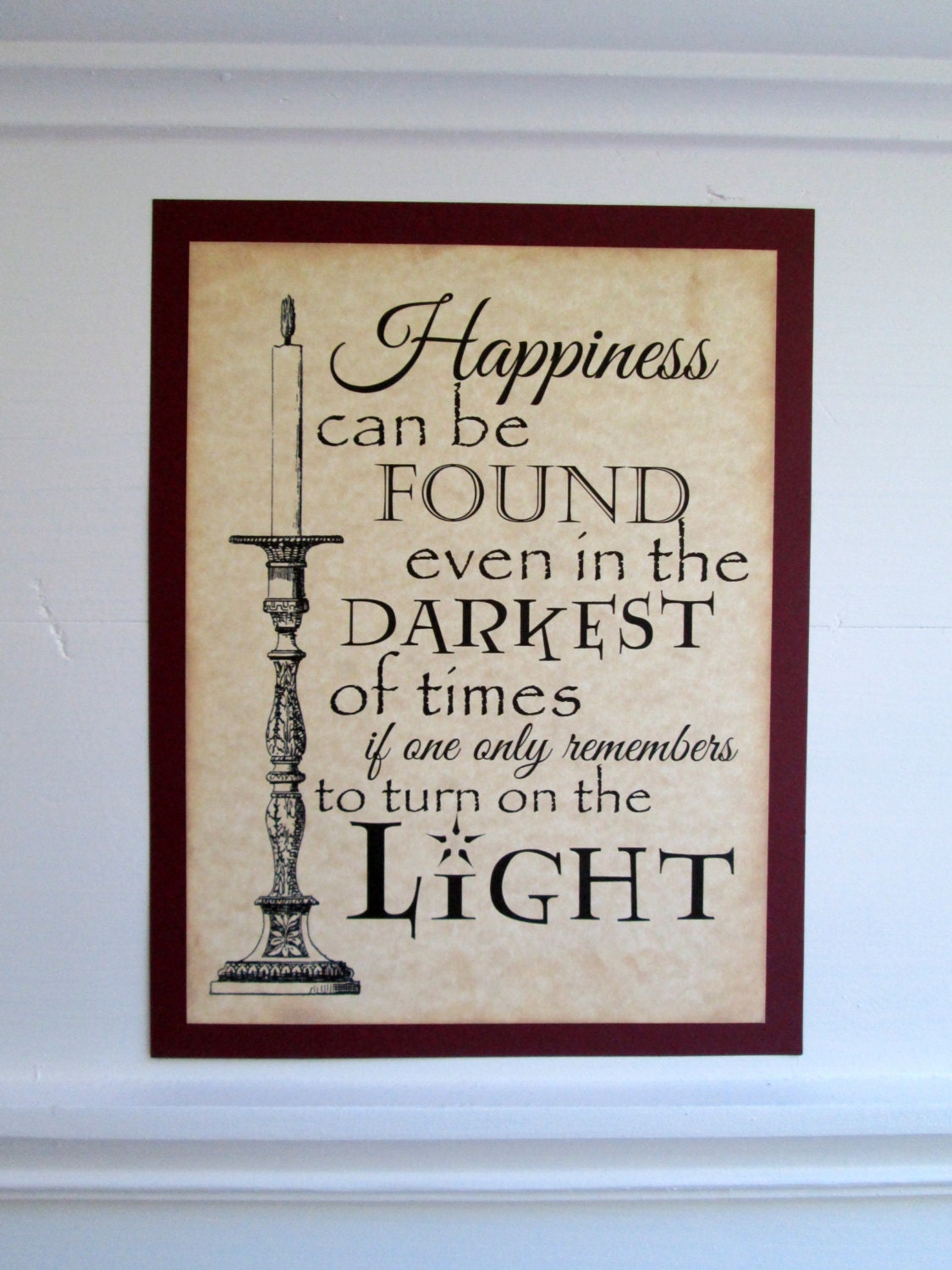 Happiness Can Be Found Sign Dumbledore Quote Sign Party Sign