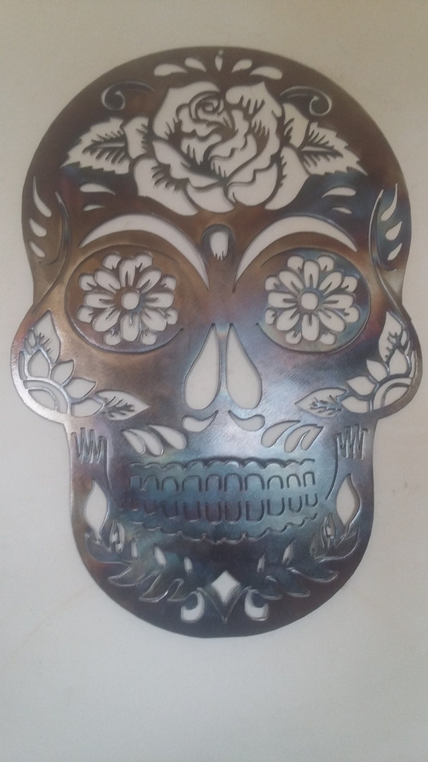 Sugar Skull Metal Art 30 Wall Decor Decoration Great