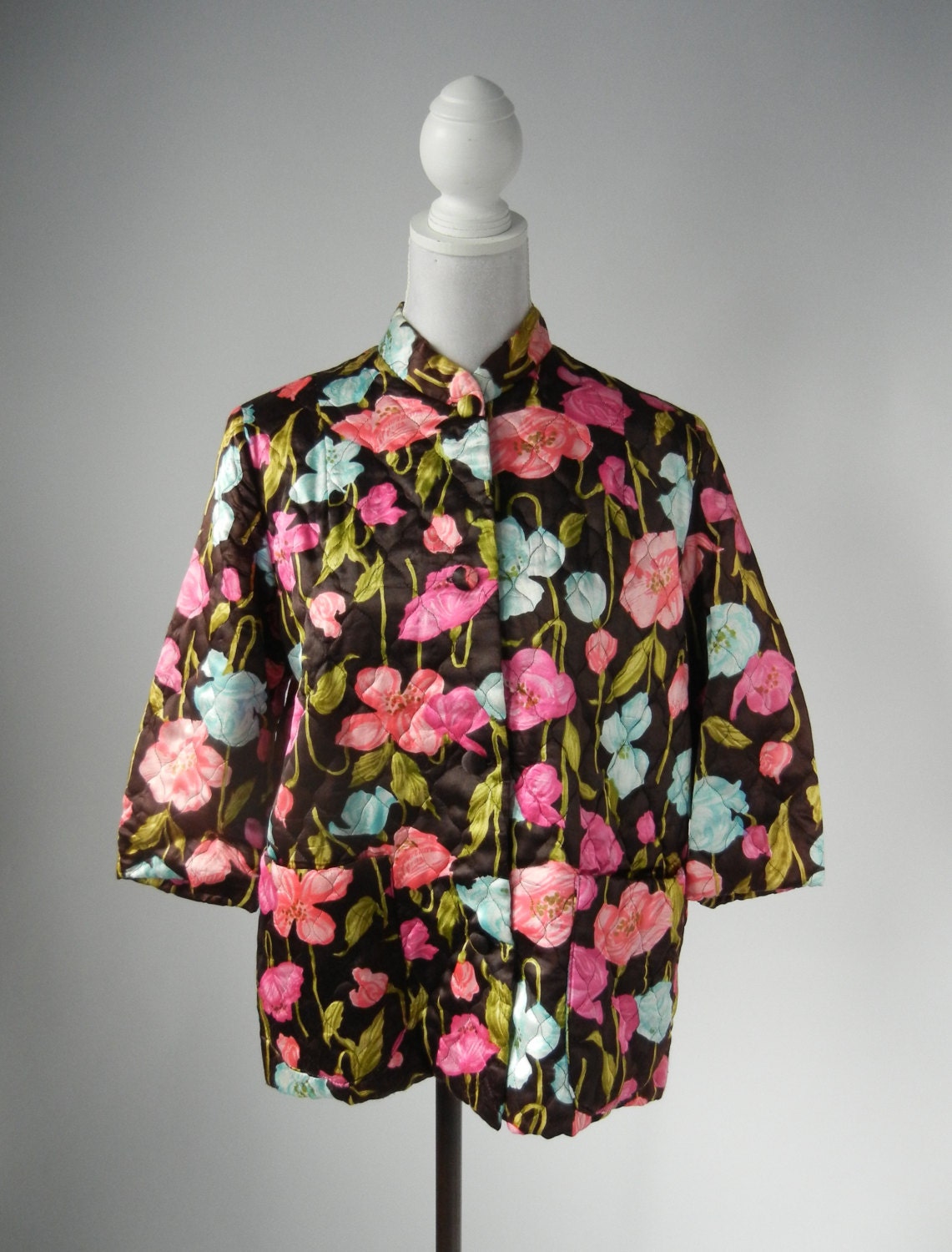 Vintage Robe Vintage Housecoat 1960s Robe 1960s Housecoat