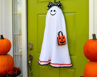 Halloween Wreath - Fall Wreath - Six Face Options - Fall Door Decor - Quick Ship-