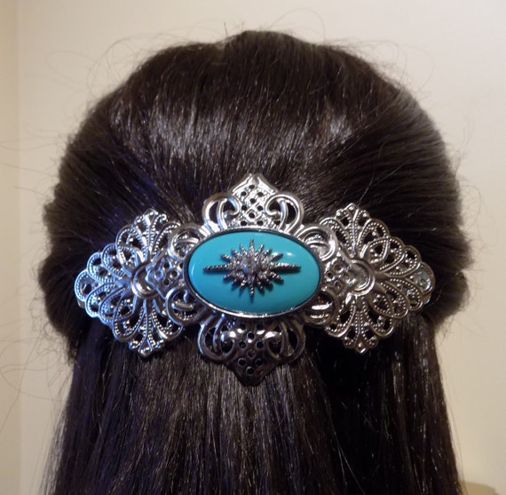 Large Barrette For Thick Hair / Womens Gift/ Handmade