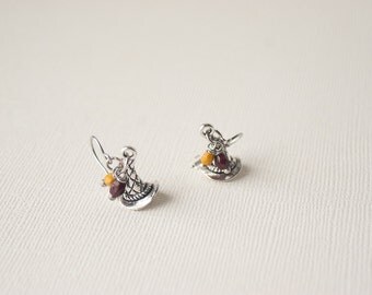 Harry Potter Earrings, Sorting Hat Earrings, Gryffindor Earrings, Harry Potter Jewelry, Gryffindor Jewelry, Sorting Hat Jewelry, Trending
