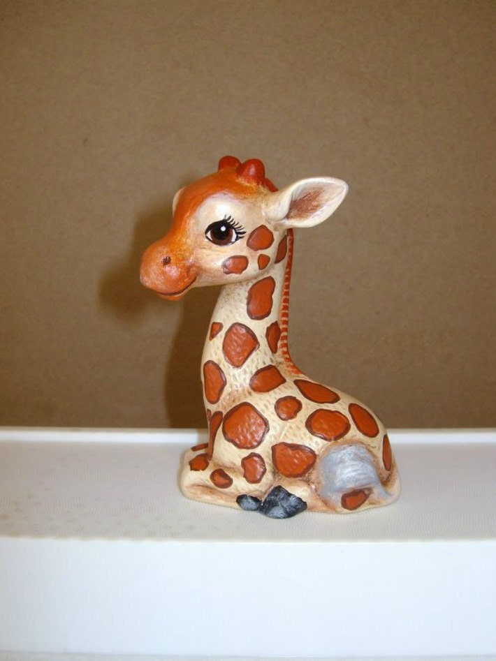 Giraffe miniature ceramic giraffe baby giraffe