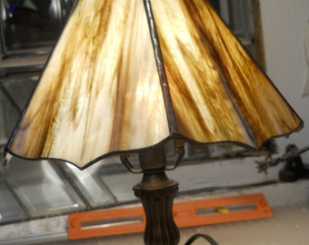 Stained glass lamp shade