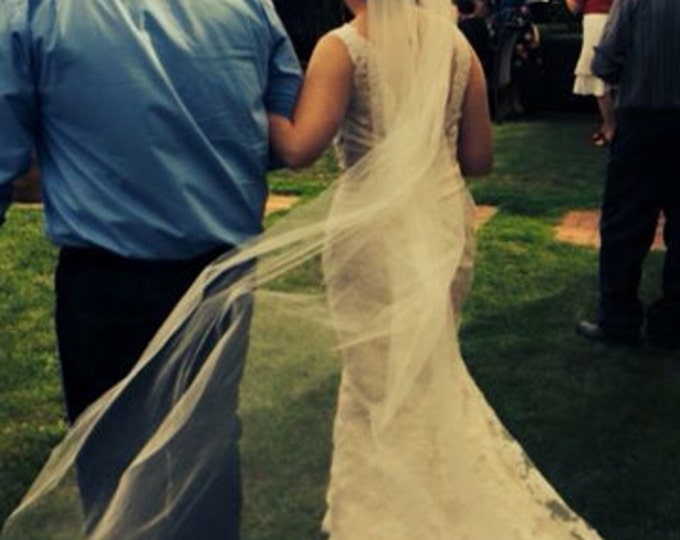 WALTZ Veil, bridal veil, wedding veil, champagne, ivory, diamond white, blush color, accessories, floating veil, embellishments, lace