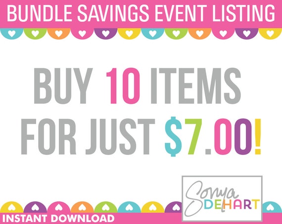 Clipart Sale Bundles and Digital Paper Buy ANY 10 Items Sale Royalty Free Clip Art - Instant Digital Download Il_570xn