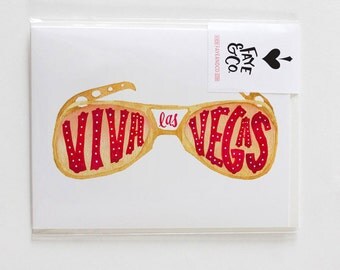 VIVA LAS VEGAS Greeting Card