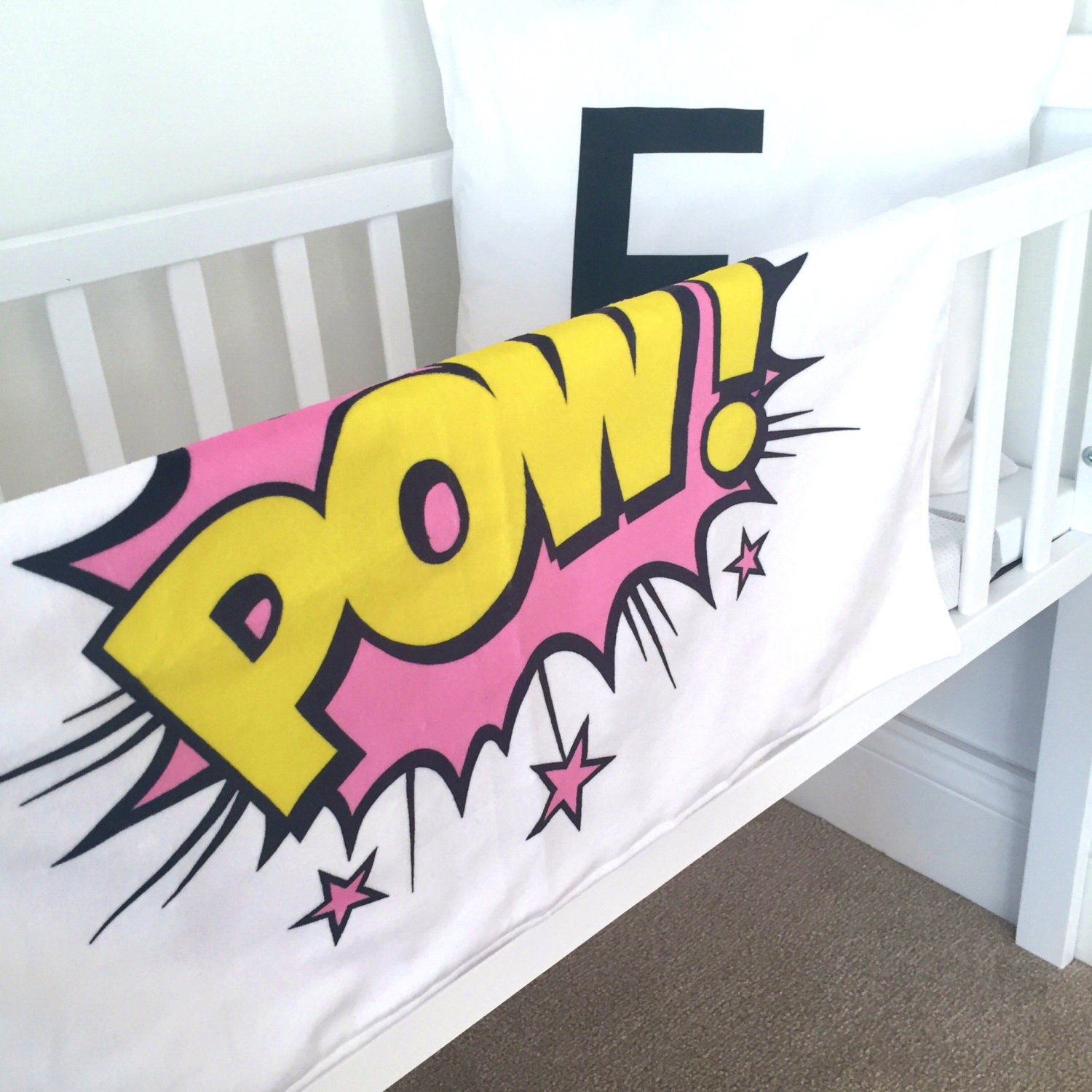 Superhero Blanket Baby Blanket Girls Room Decor Boys