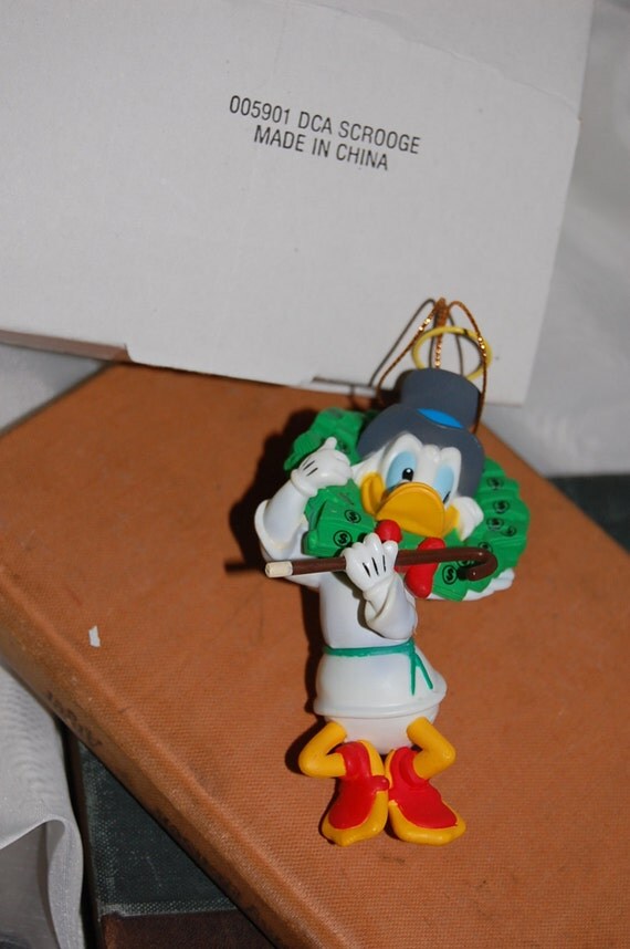 christmas ornament disney grolier scrooge collectible christmas ornament disney grolier scrooge collectible