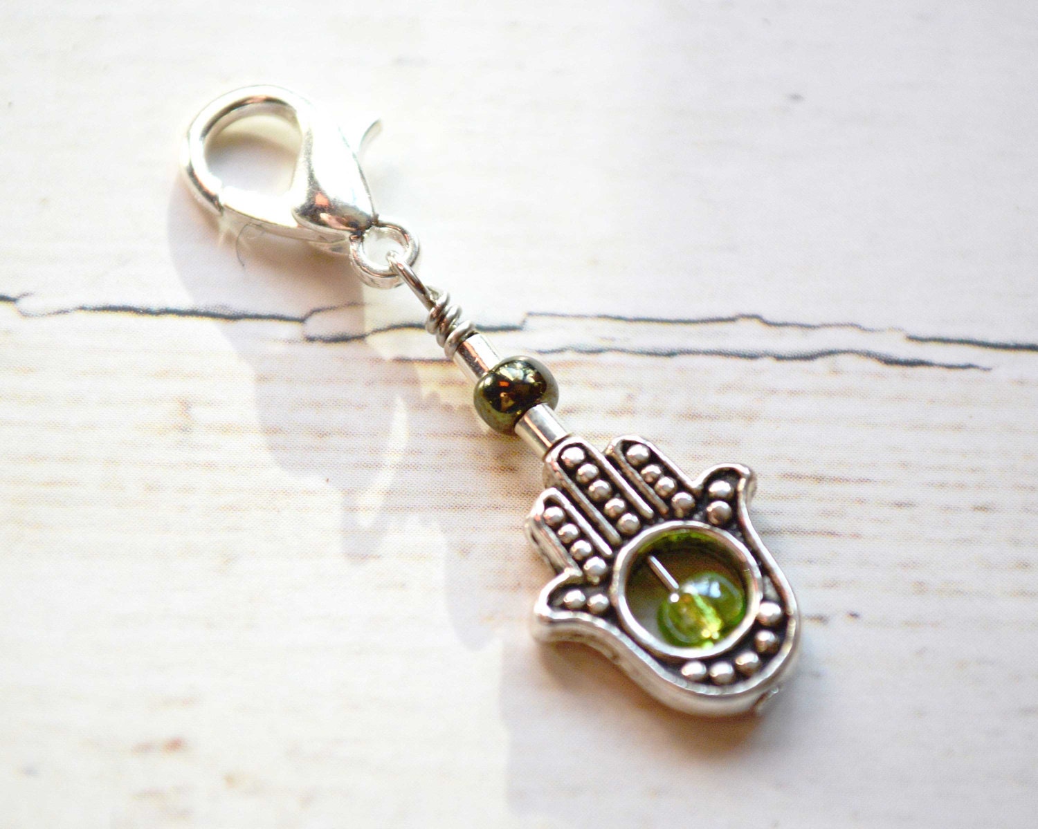 Symbol of Protection / Knitting Progress Marker / Removable Stitch Marker / C...
