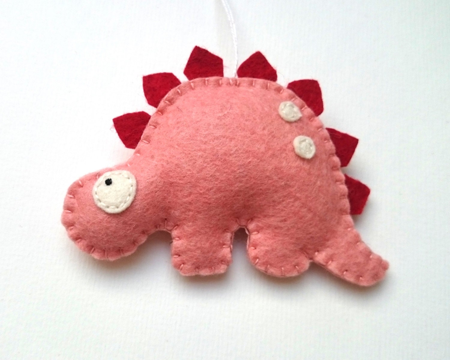 Felt Stegosaurus animals Dinosaur ornament kids by grabacoffee