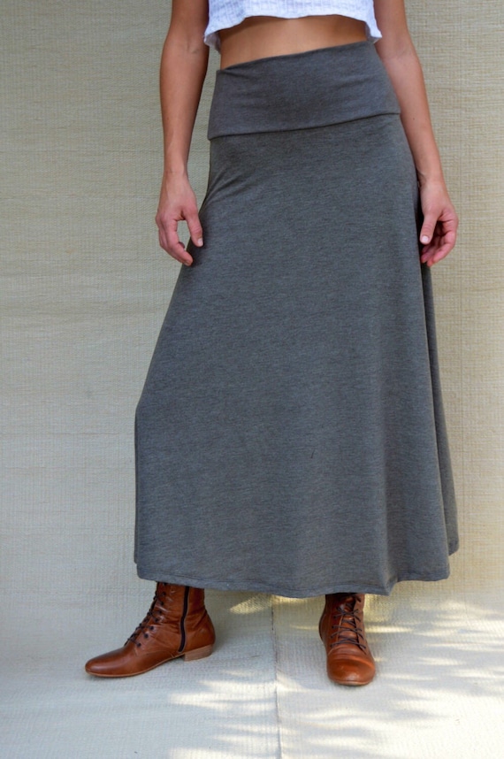 Maxi Skirt High Waisted Maxi Skirt A Line by AlexWomenCreations