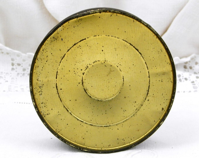 Antique French Metal Candy Tin, Vichy Prunelle, Illustration of the Allier River, Young Woman and Roses, Retro Vintage Home Decor, Country Antique French Metal Candy Tin, Vichy Prunelle, Illustration of the Allier River, Young Woman and Roses, Retro Vintage Home Decor, Country