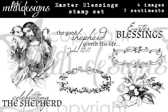 Easter Blessings Digital Stamp Set