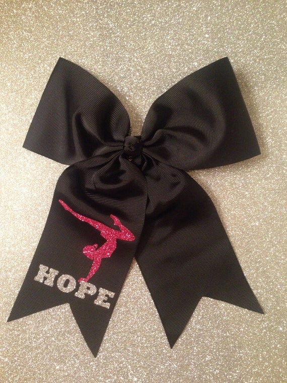 Gymnastics hair bow Hair bow gymnastics Custom name