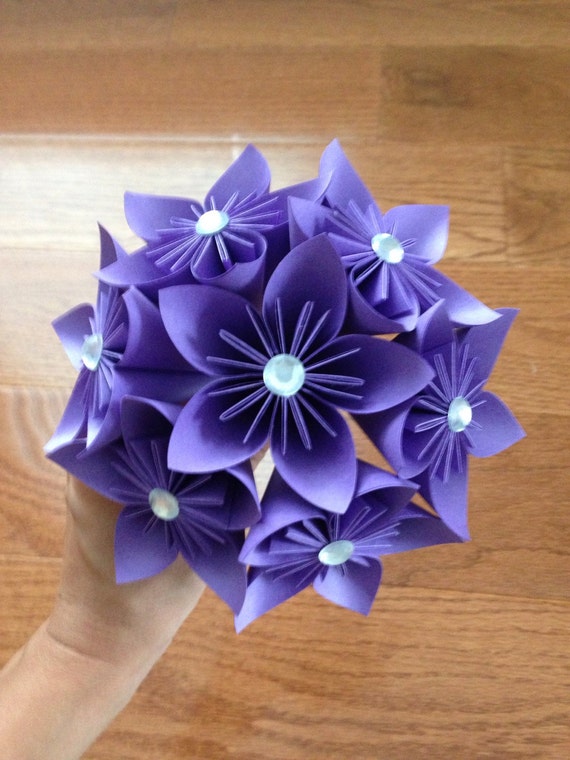 Paper Bouquet. You choose the color by MyArteasure on Etsy