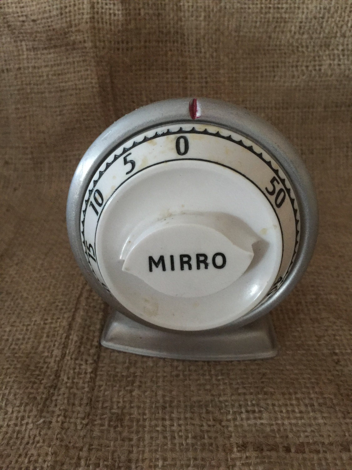 Vintage MCM 60 minute Mirro kitchen timer Mid century kitchen