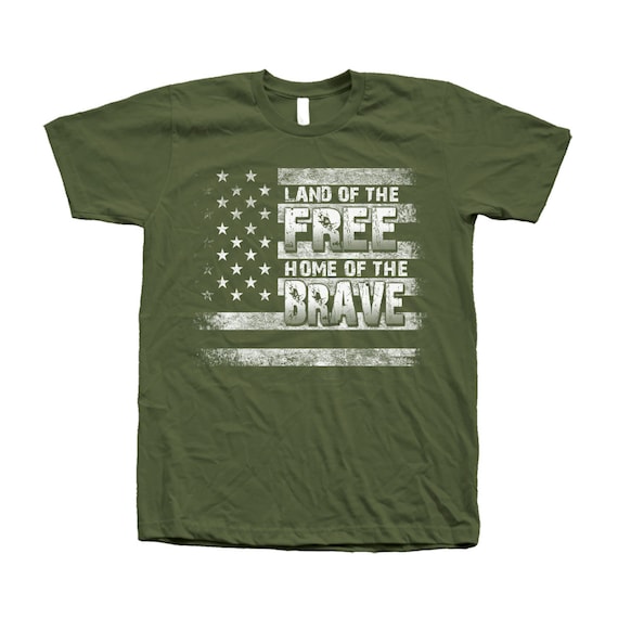 land of the free home of the brave shirt