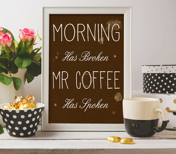 coffee wall art coffee quote print printable wall by patihomedecor