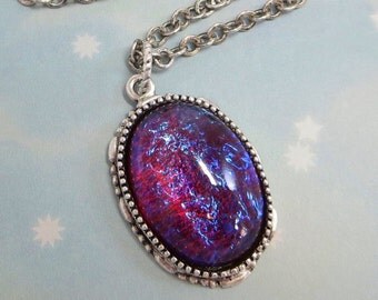 Dragons Breath Fire Opal Necklace