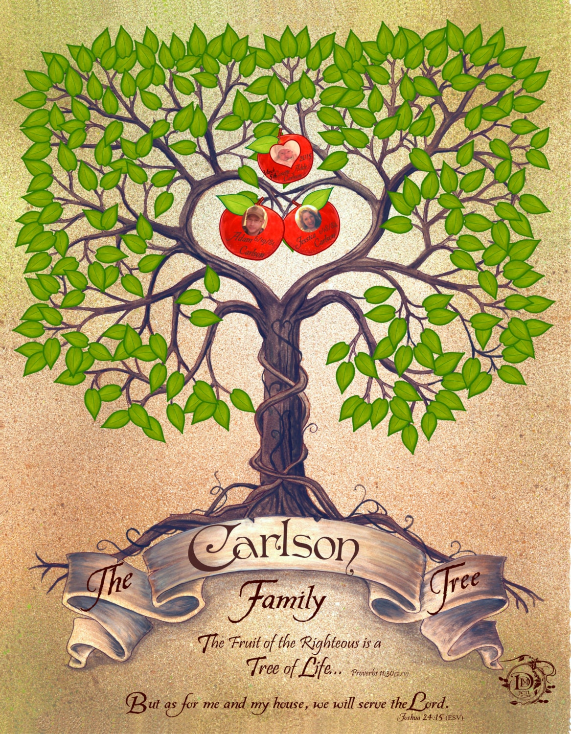10 Apples for Family Tree Apple Tree