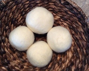 Wool Dryer Balls, 100% wool