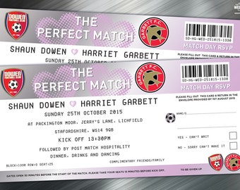 Football Ticket Wedding Invitations Uk 9